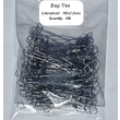 Double Loop 110x1.2mm Galvanised Wire Twist Bag Ties Pack of 100 Length 110mm Width 1.2mm